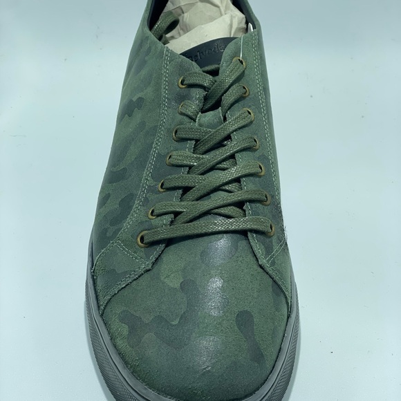 Camouflage Men’s 13D Belvedere Studio Sneakers Oliver Green Suede Leather - Picture 2 of 7